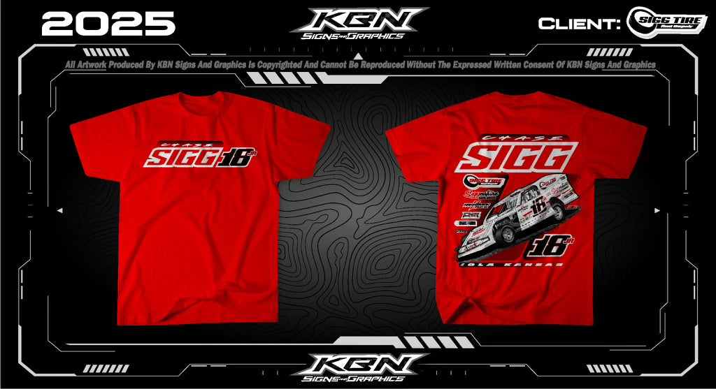 Red Chase Sigg Racing T-Shirt
